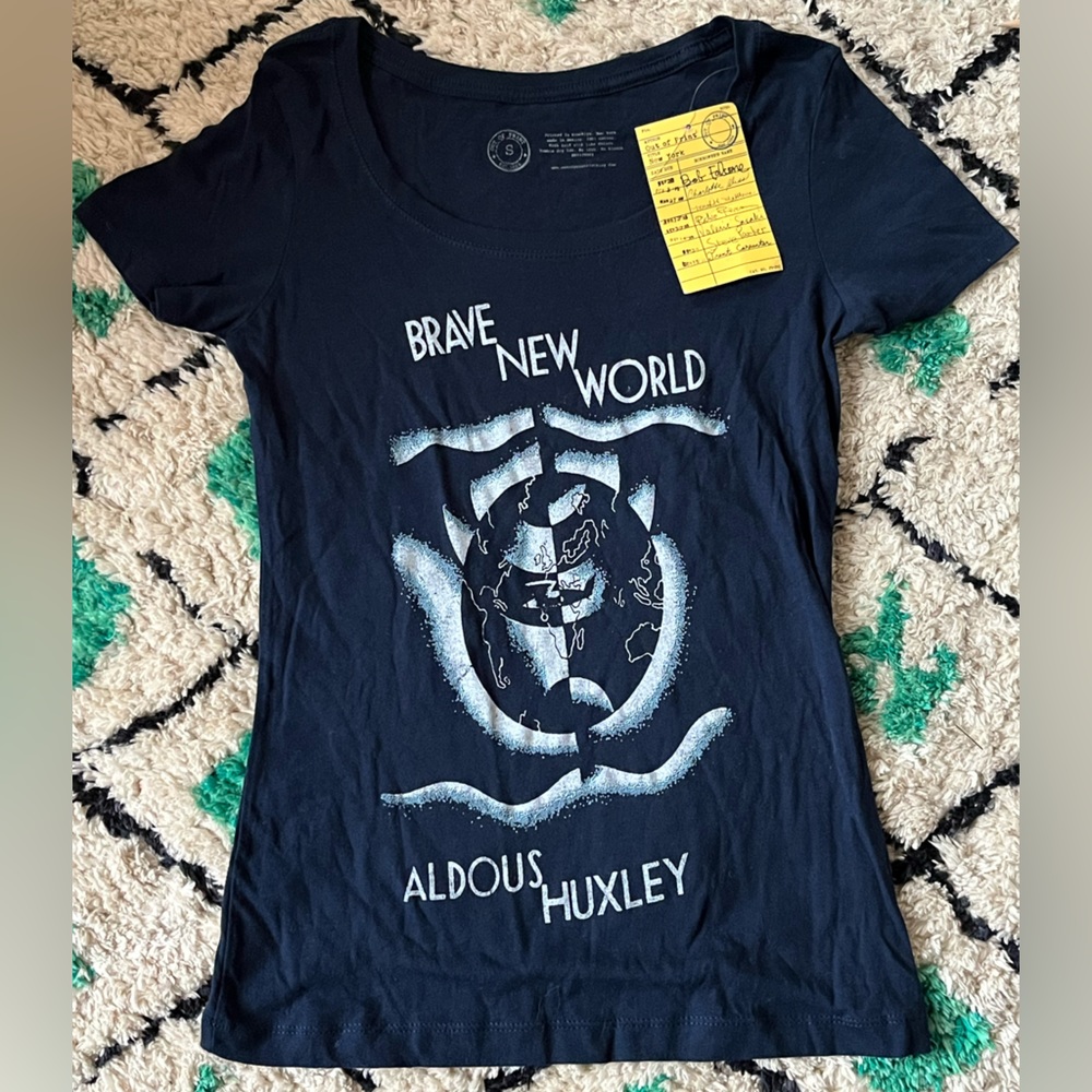 NWT Out of Print Scoop Neck Tee | S